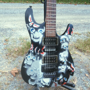 Custom Air brushed Guitars